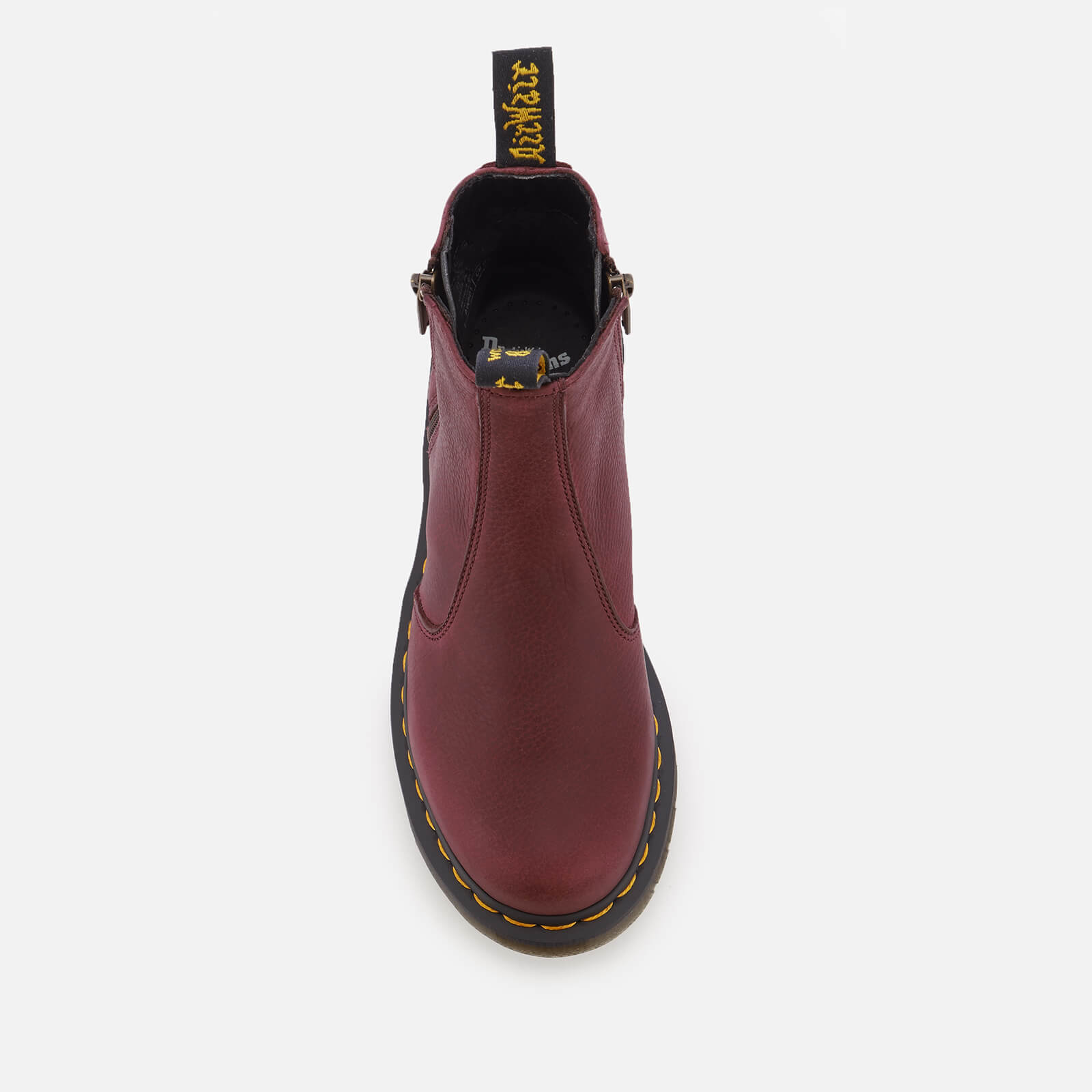 Dr martens 2976 with zips cherry red cheap