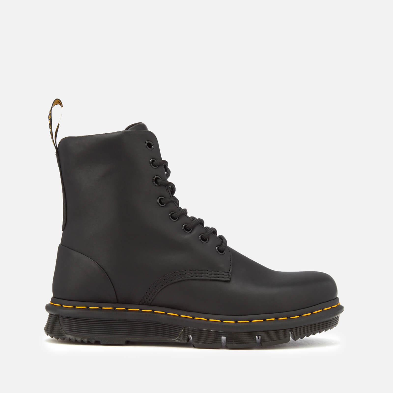 Dr. Martens Men s Lexington Cube Flex Leather 8 Eye Boots Black Coggles