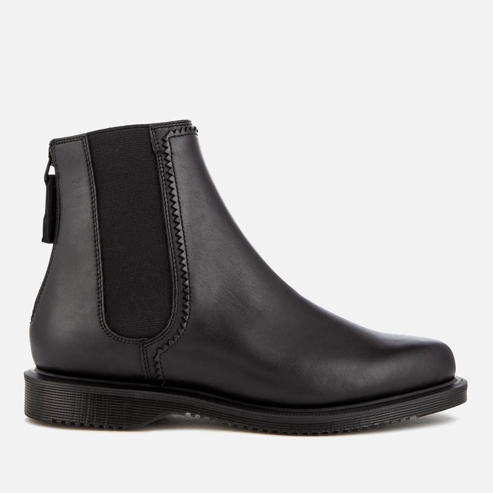 Dr. Martens Women s Zillow Temperley Leather Zip Back Chelsea Boots Black Allsole