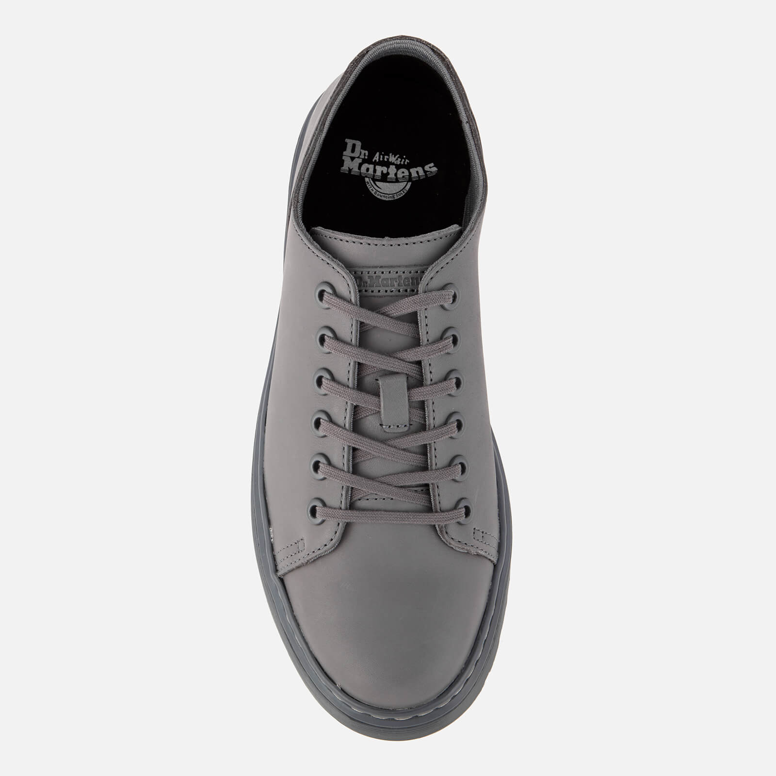 Dr. Martens Men s Dante Sendal Leather 6 Eye Shoes Grey Allsole