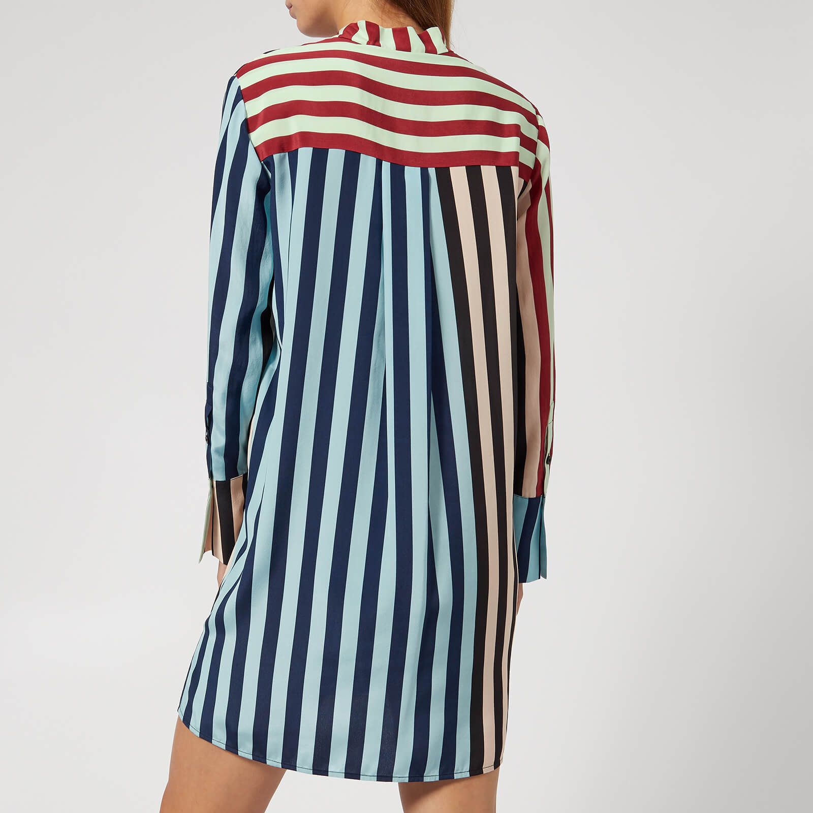 Diane von Furstenberg Women's Long Sleeve Shirt Dress