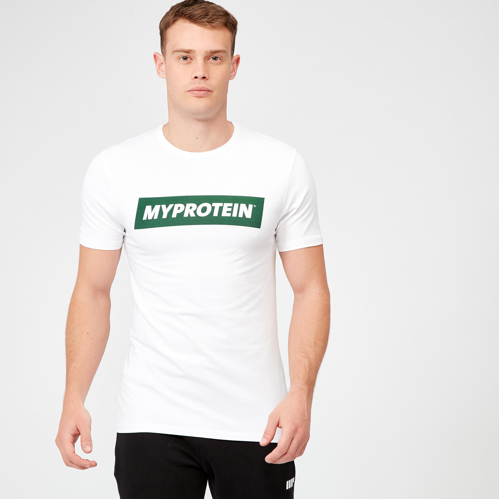 MP Boxed Forest Green T-Shirt - White