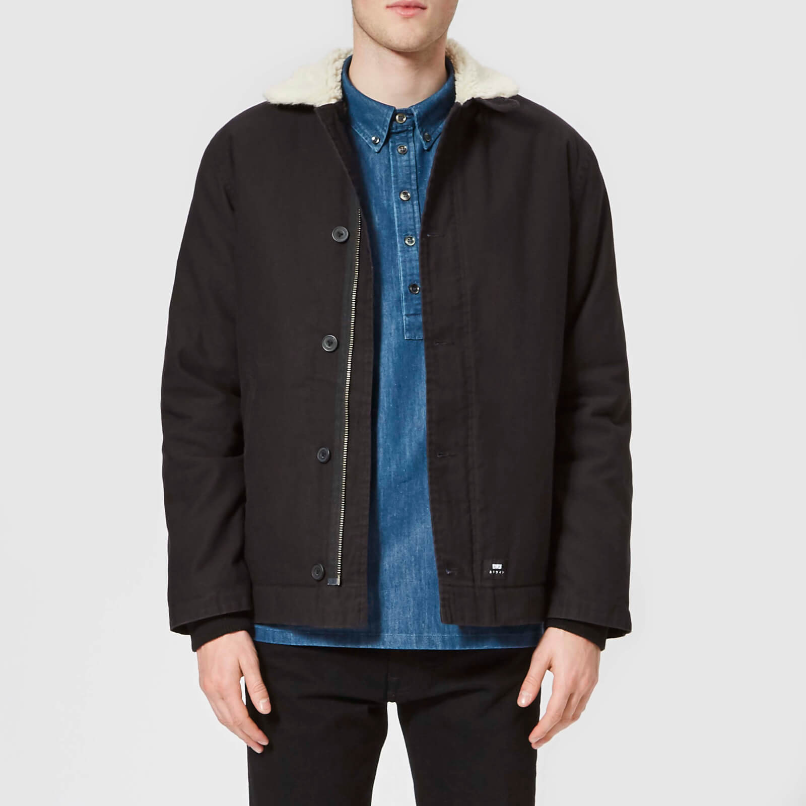Edwin Men s Deck Jacket Black Coggles