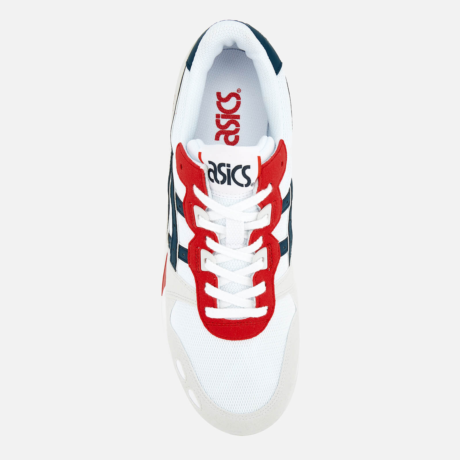 Asics Lifestyle Men s Gel Lyte Trainers White Dark Ocean Allsole