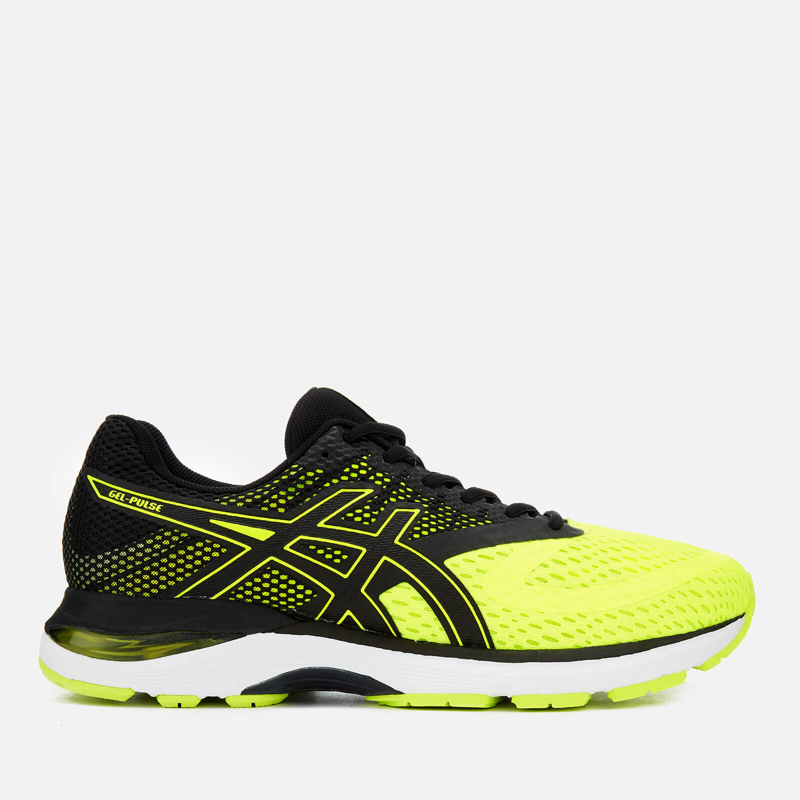 Asics Running Men s Gel Pulse 10 Trainers Flash Yellow Black Coggles