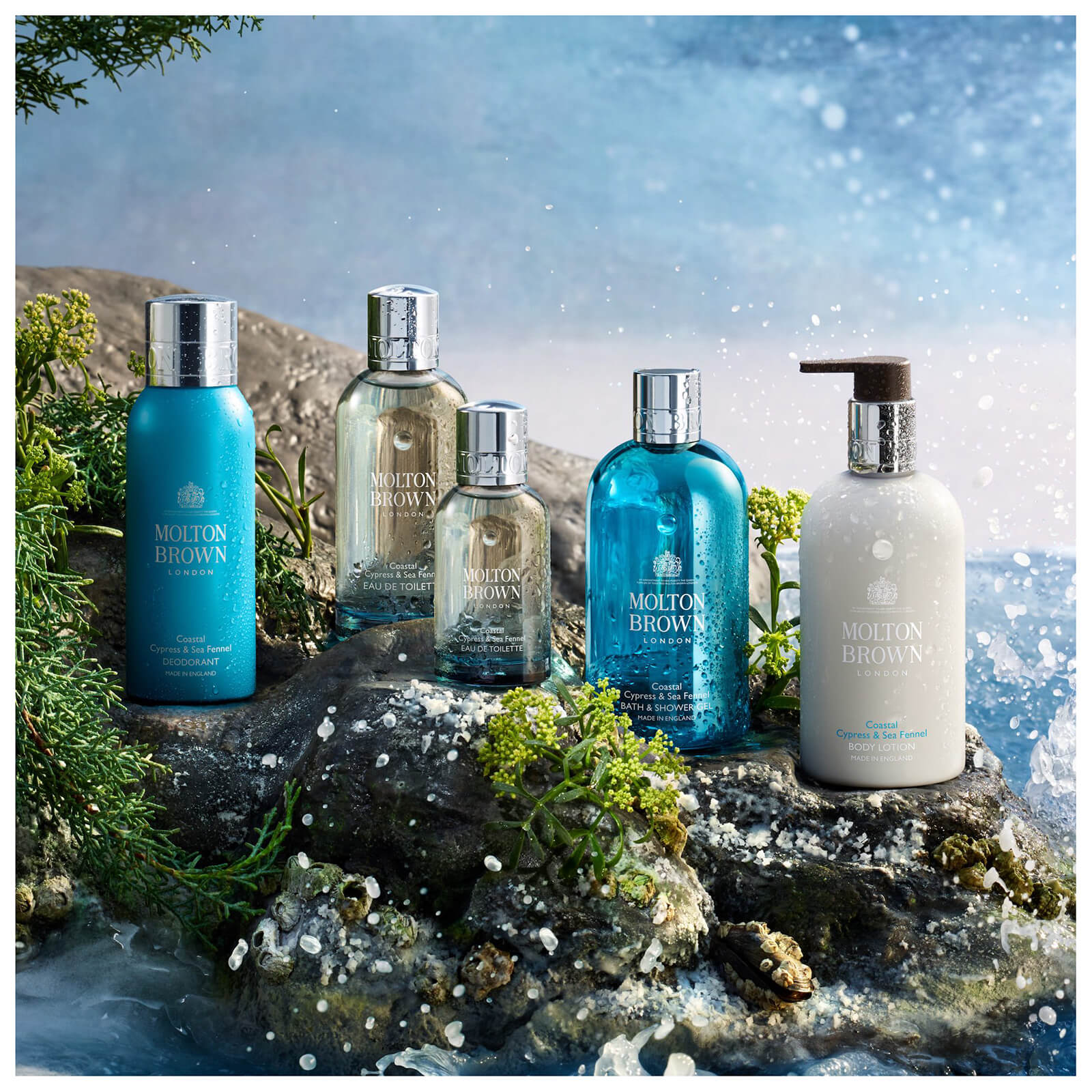 Molton Brown Coastal Cypress and Sea Fennel Bath and Shower Gel 