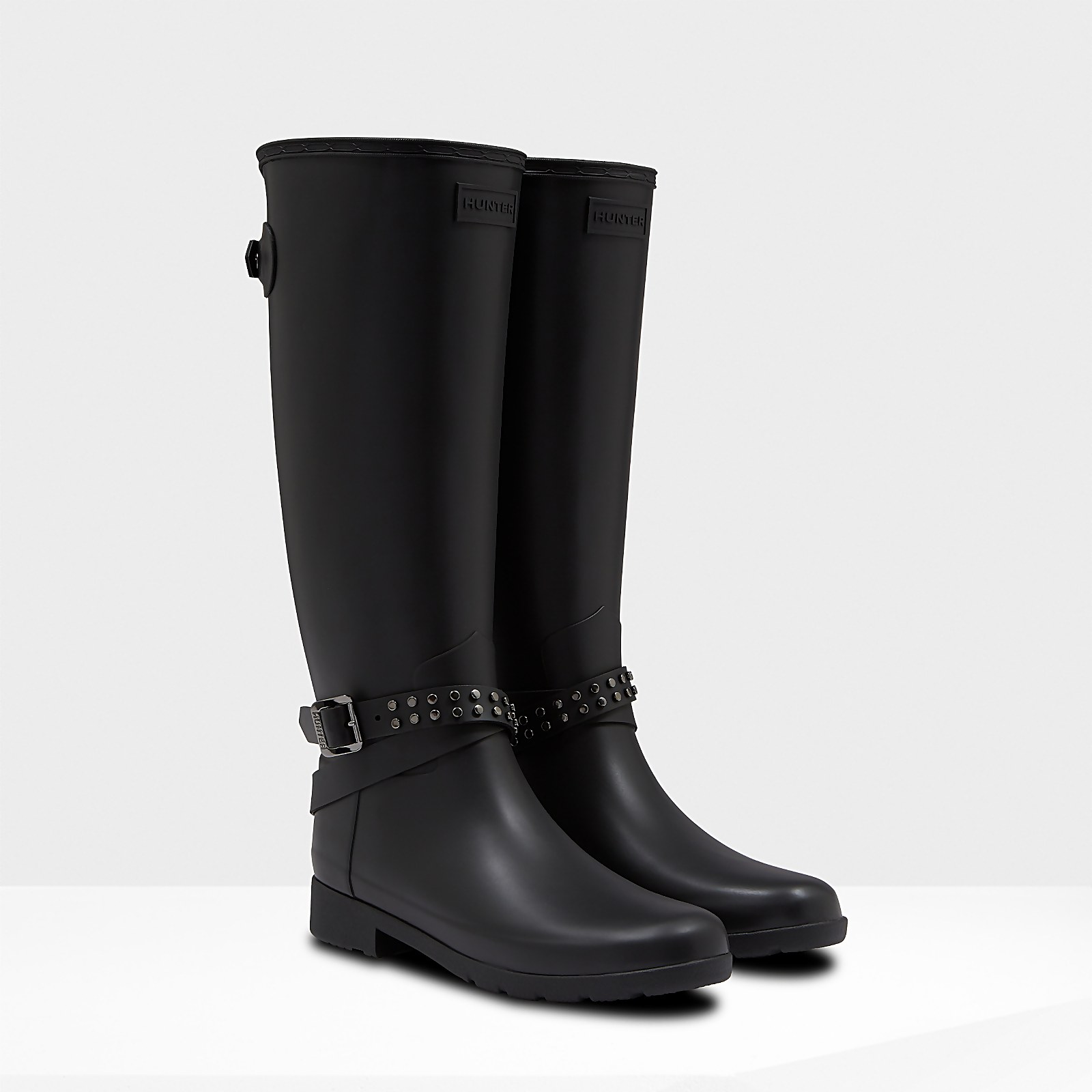 Hunter boots refined adjustable clearance