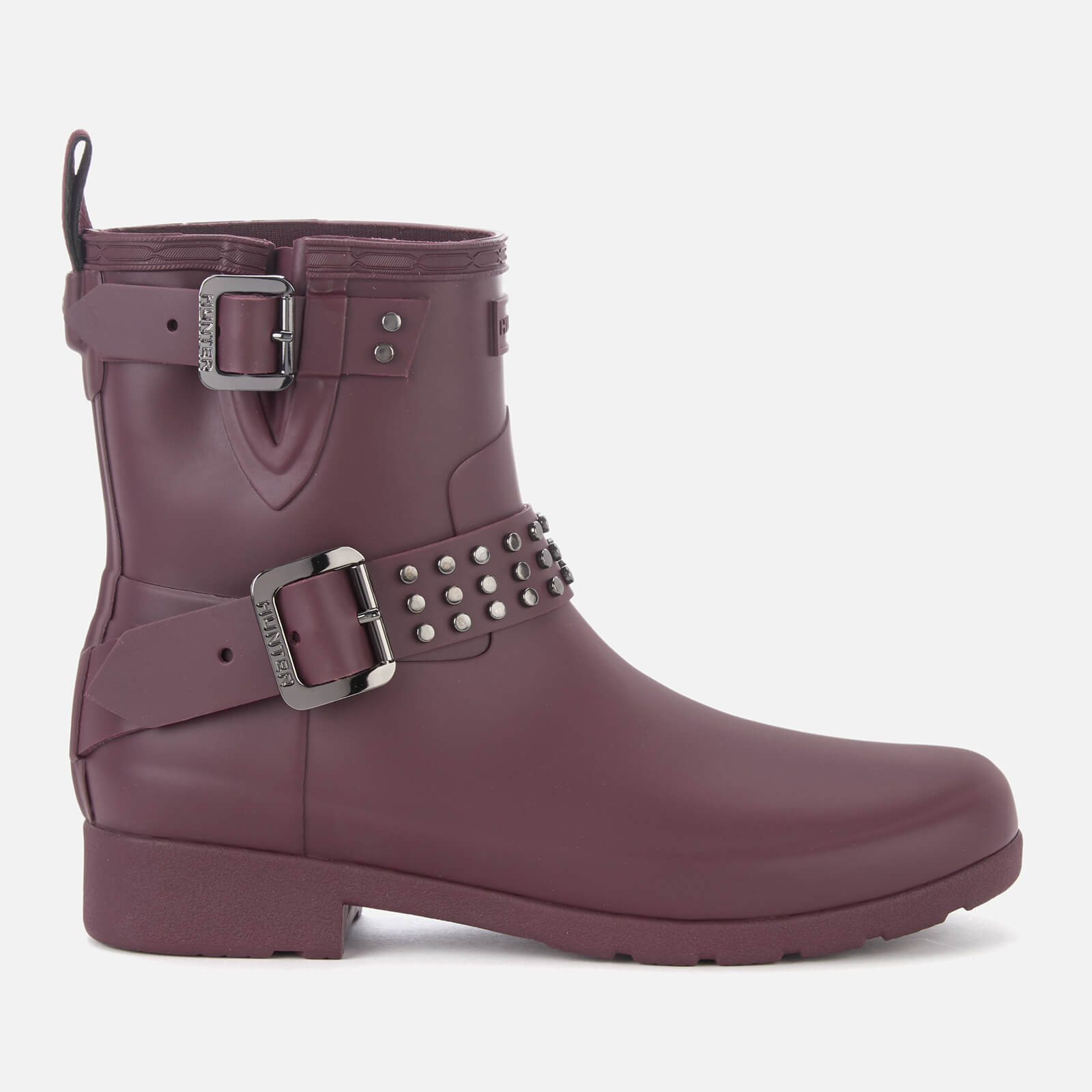 Hunter studded biker boots cheap