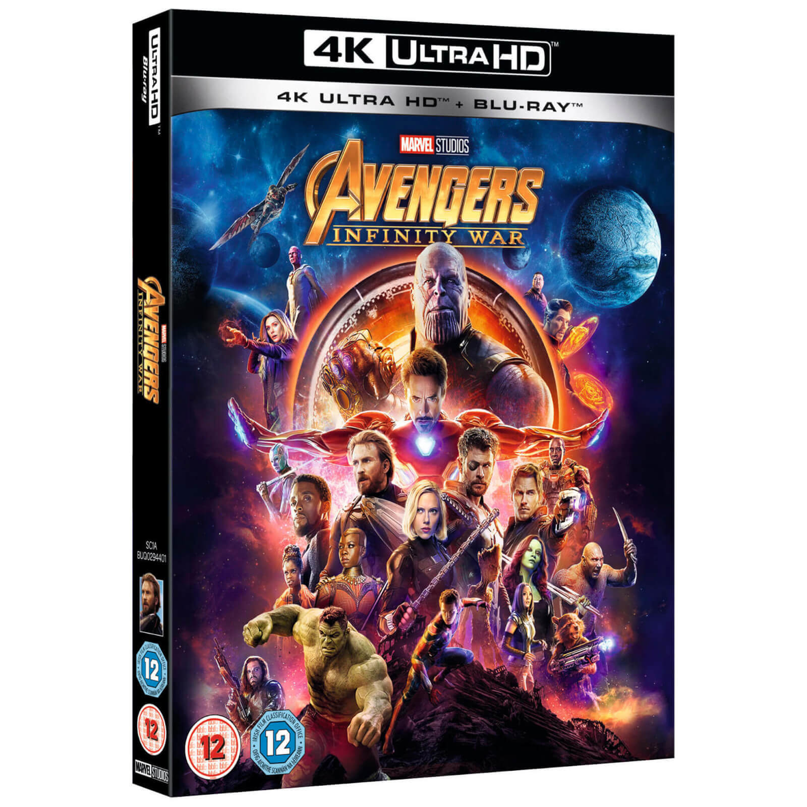 The Avengers Blu-Ray, DVD & Steelbooks; 4K UDHD & 3D - Zavvi US