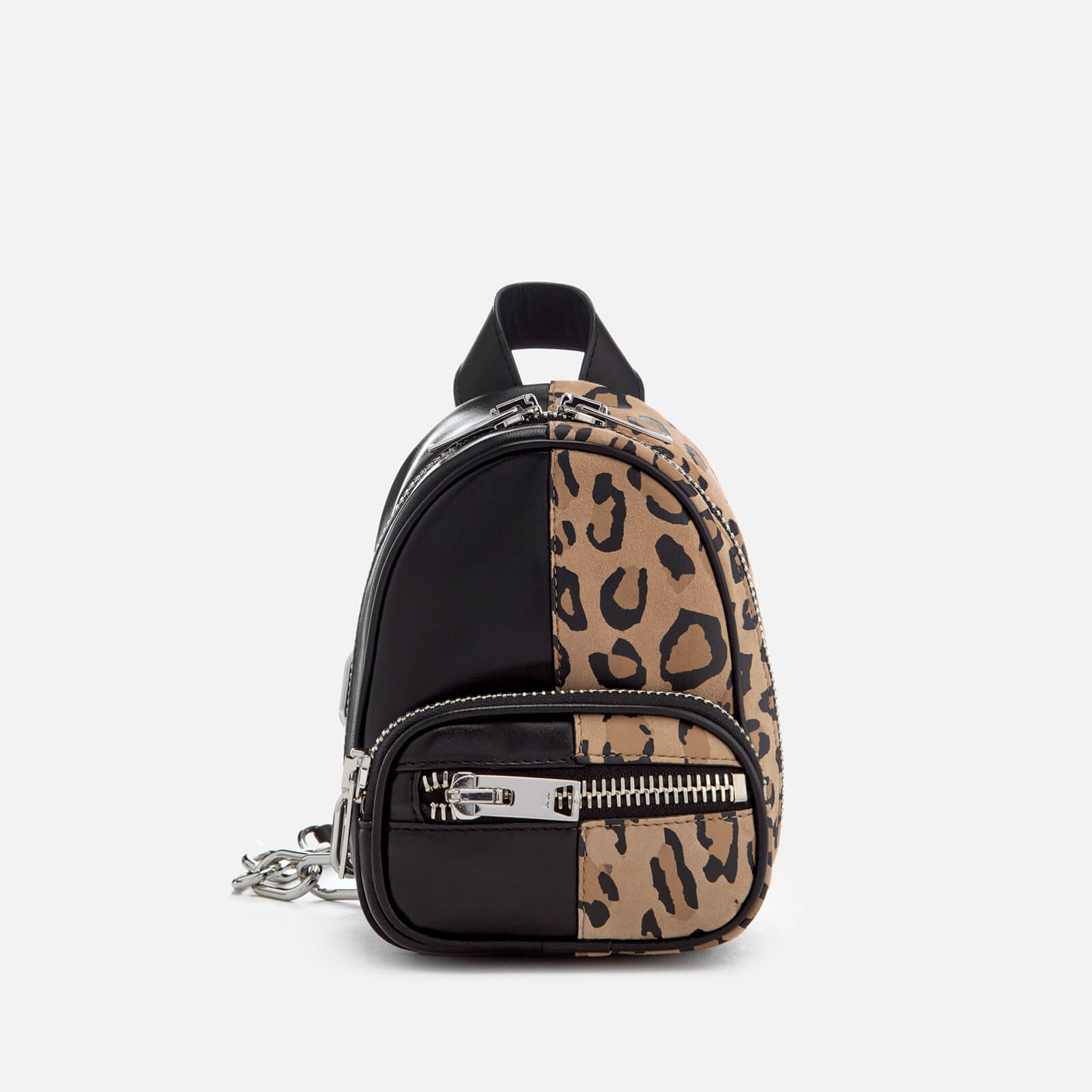 Alexander Wang Women s Attica Soft Mini Suede Leather Backpack Leopard Coggles