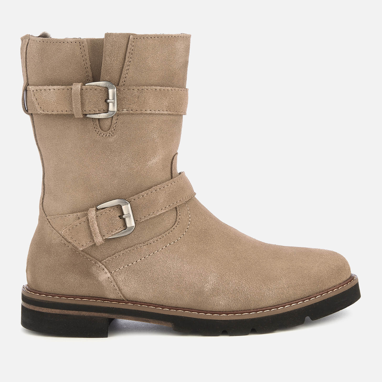 Taupe biker boots on sale