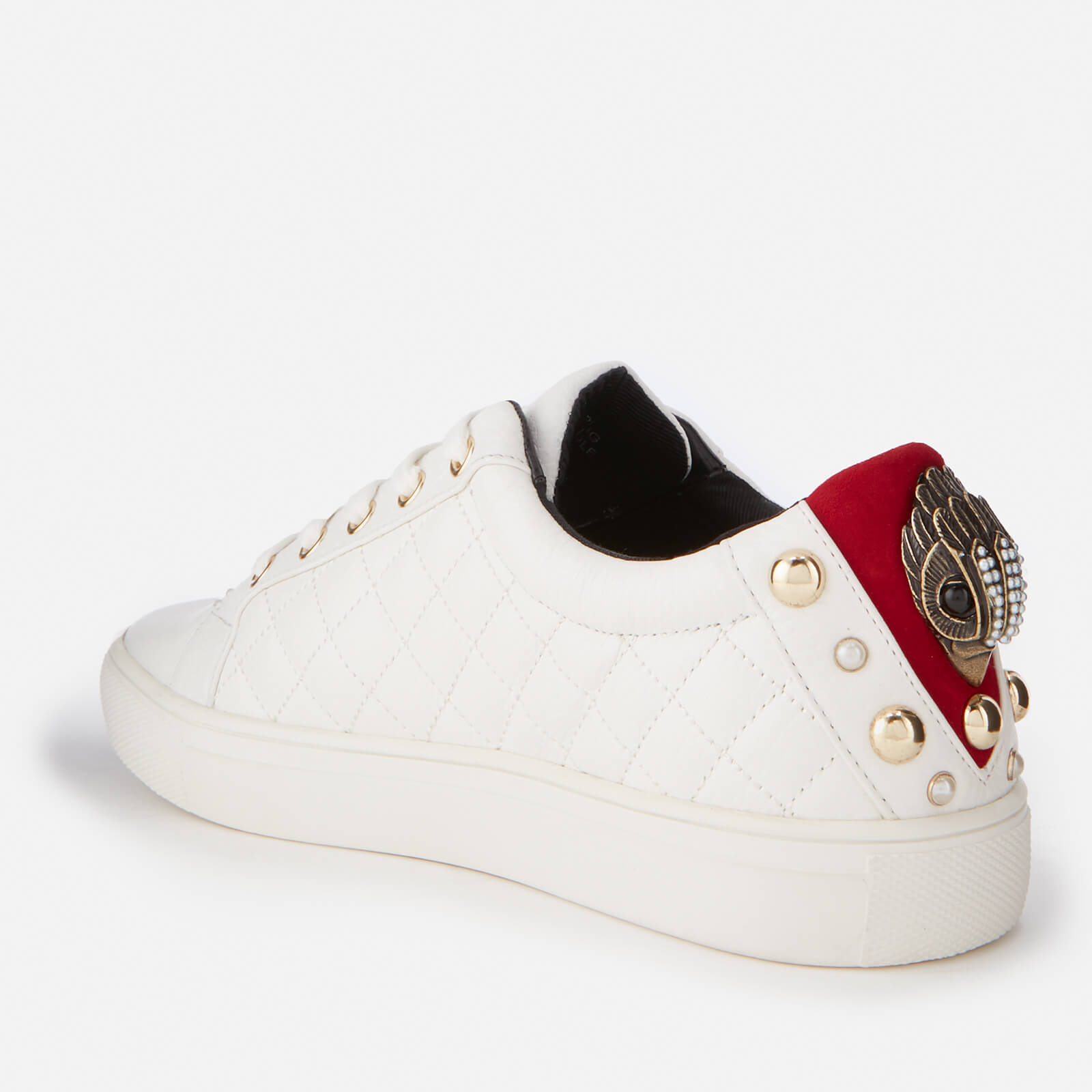 Kurt Geiger London Women s Ludo Quilted Leather Low Top Trainers