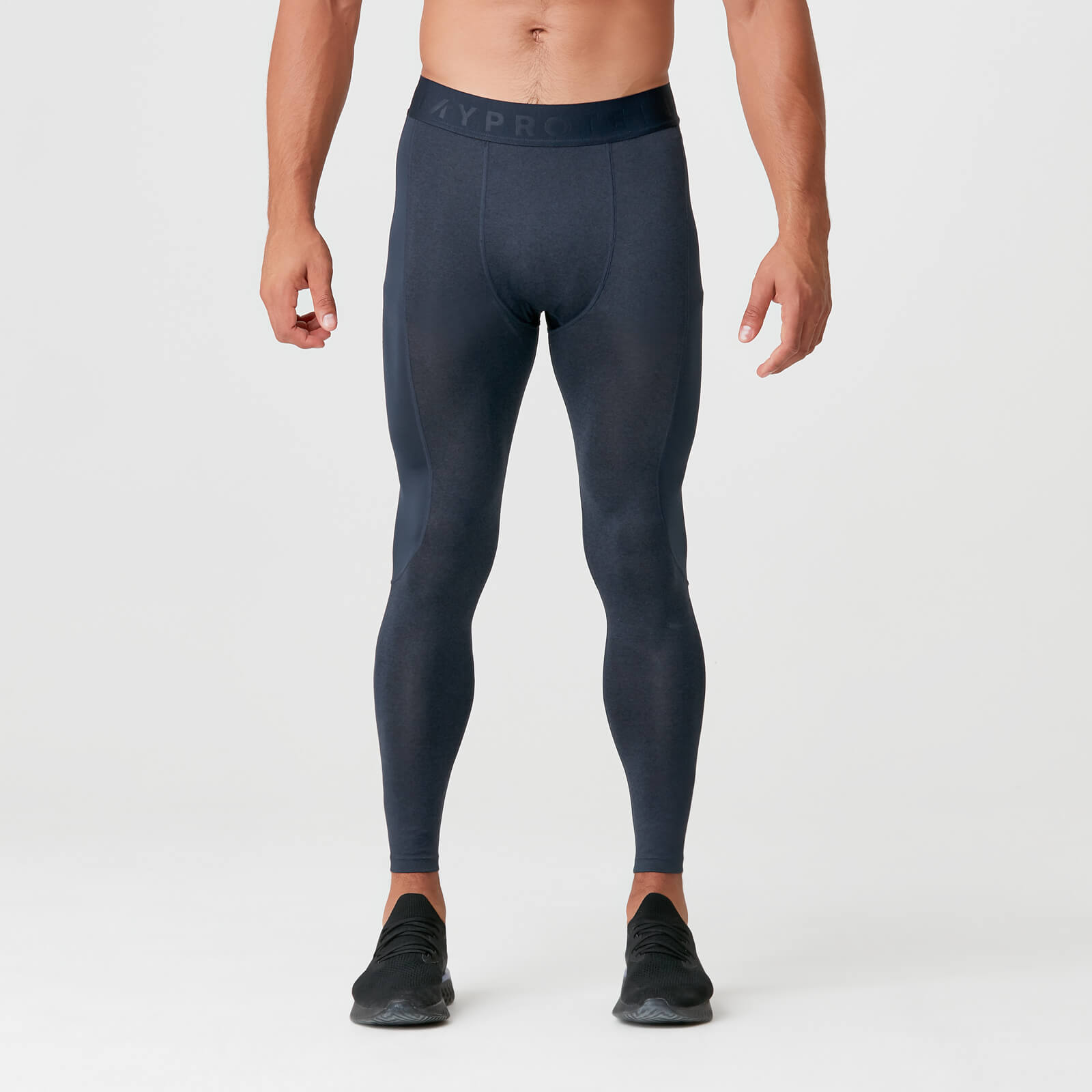 MP Men's Charge Compression Tights - Navy Marl - S