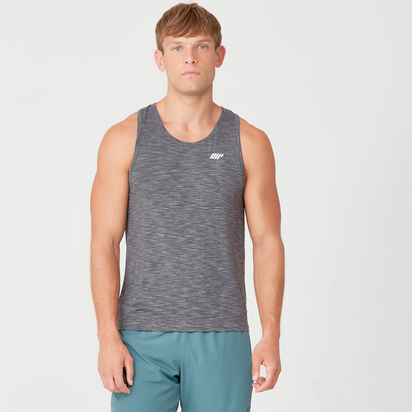 MP Men's Performance Tank Top - Charcoal Marl - S