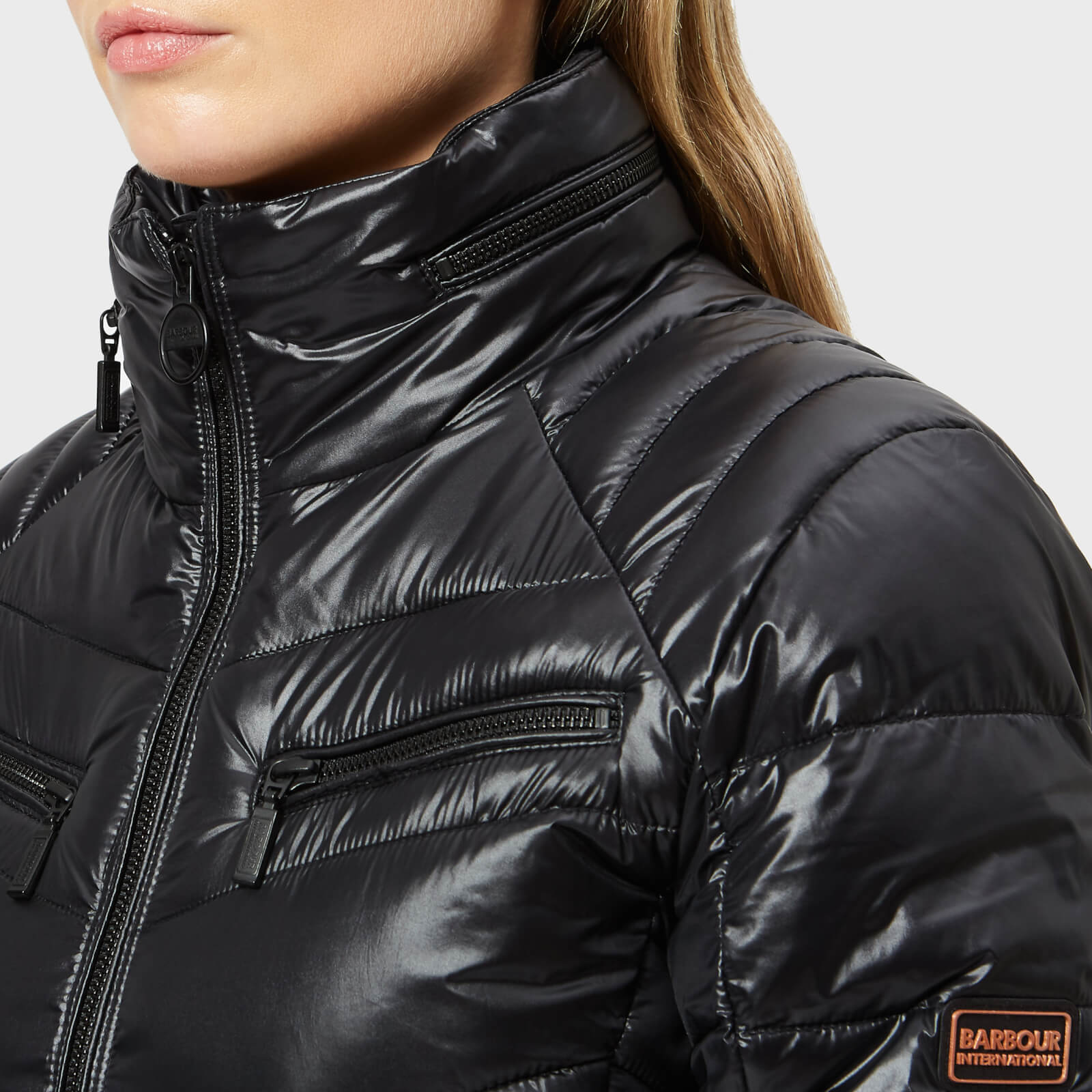 Barbour International Women s Losail Quilt Jacket Black Coggles