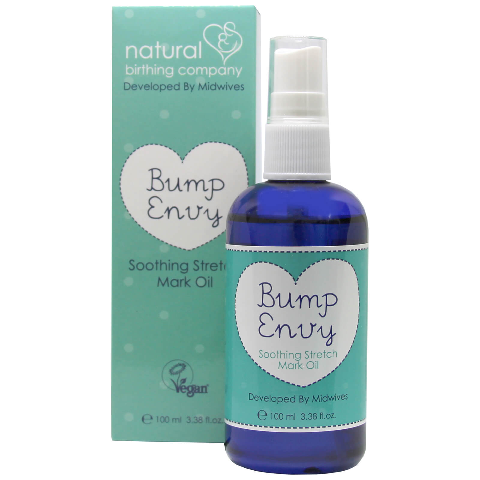 Aceite antiestrías Bump Envy de Natural Birthing Company 100 ml