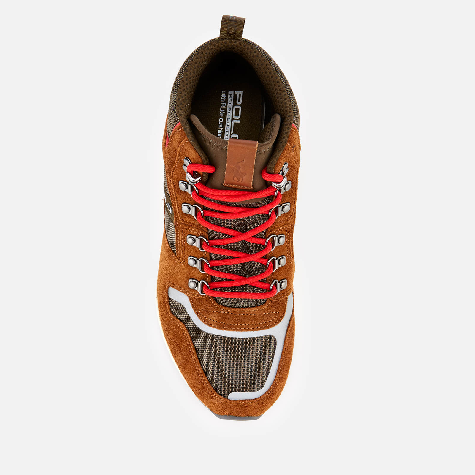 Polo Ralph Lauren Men s Train 100 Mid Trainers New Snuff Deep Olive Coggles