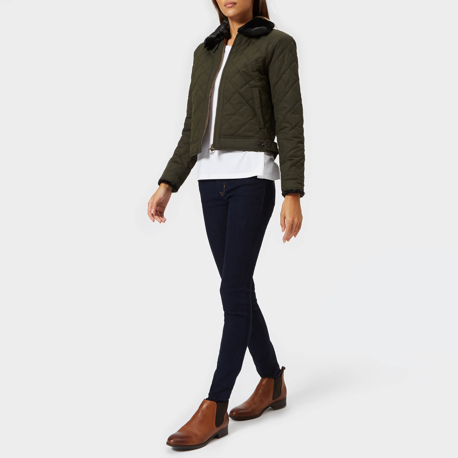 Barbour Heritage Women s Tetbury Quilt Jacket Sage Coggles
