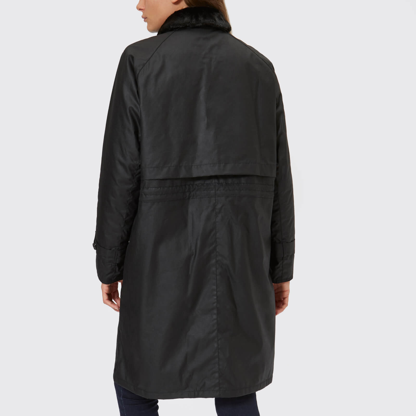 Barbour Heritage Women s Barbour Floree Wax Jacket Black Coggles