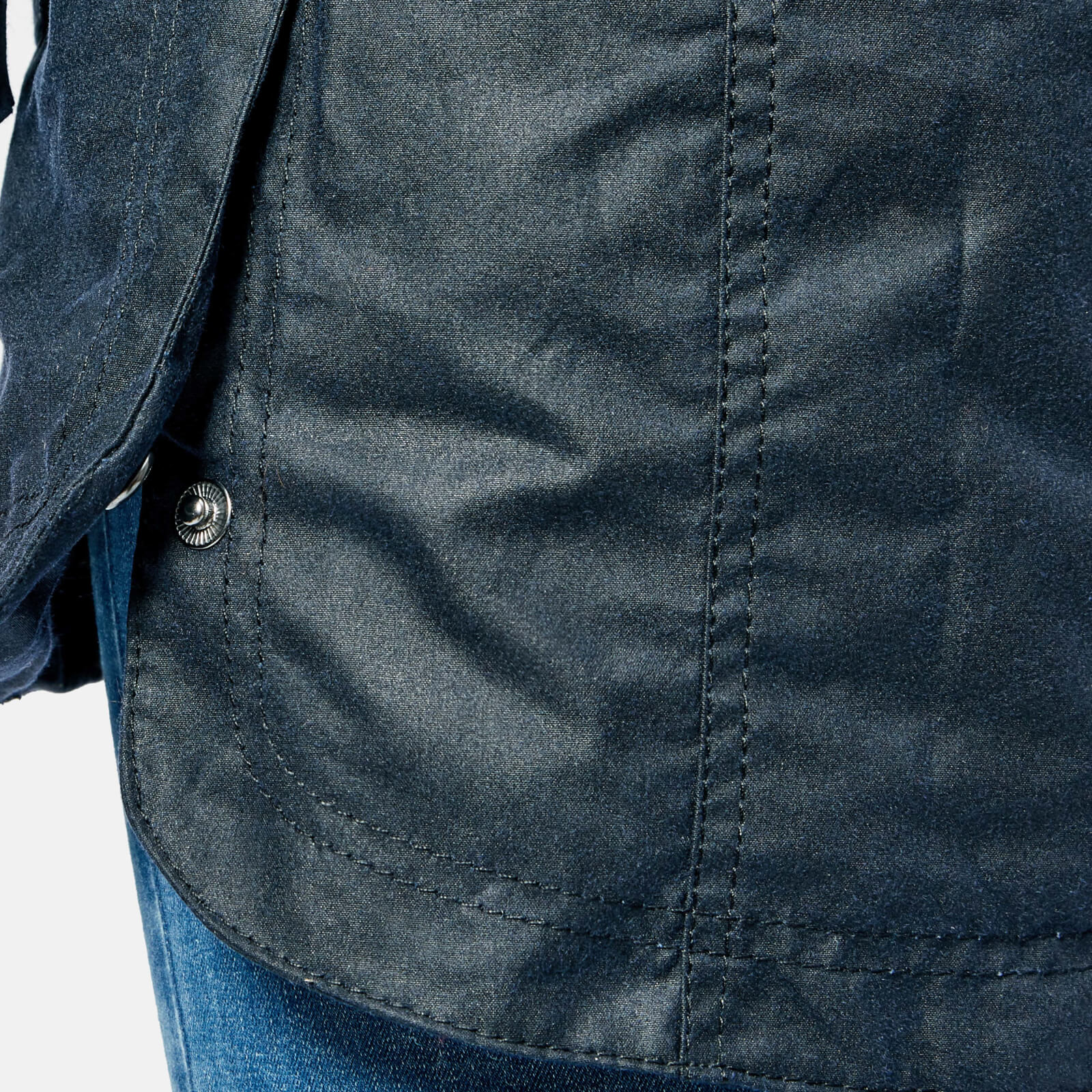 Barbour Women s Bridport Wax Jacket Royal Navy Coggles