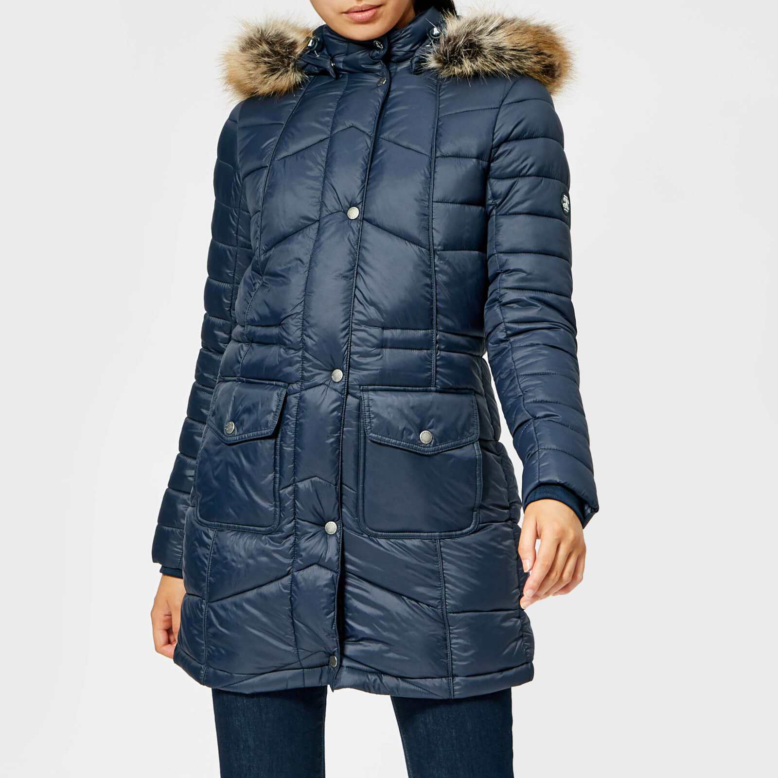 Barbour Women s Hamble Quilt Jacket Navy Coggles