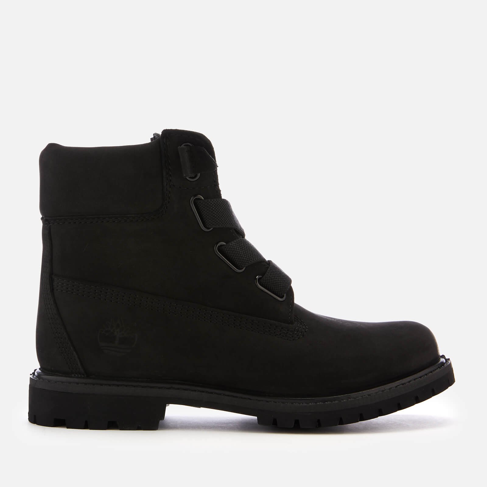 Timberland Women s 6 Inch Premium Waterproof Leather Convenience Boots Black Allsole