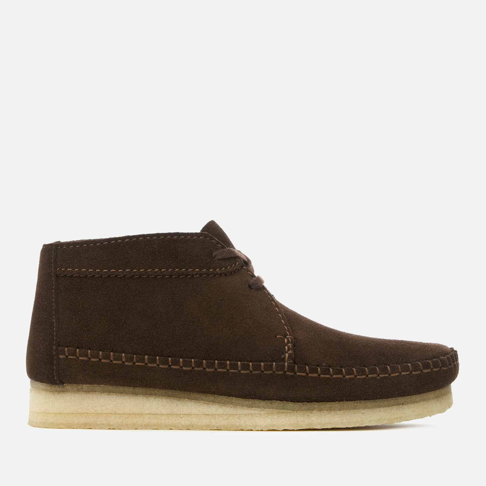 Clarks weaver boot brown top suede