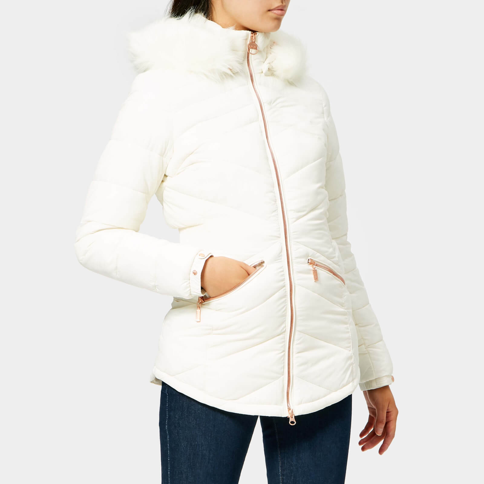 Barbour International Women s Superstock Quilt Jacket Cloud Coggles