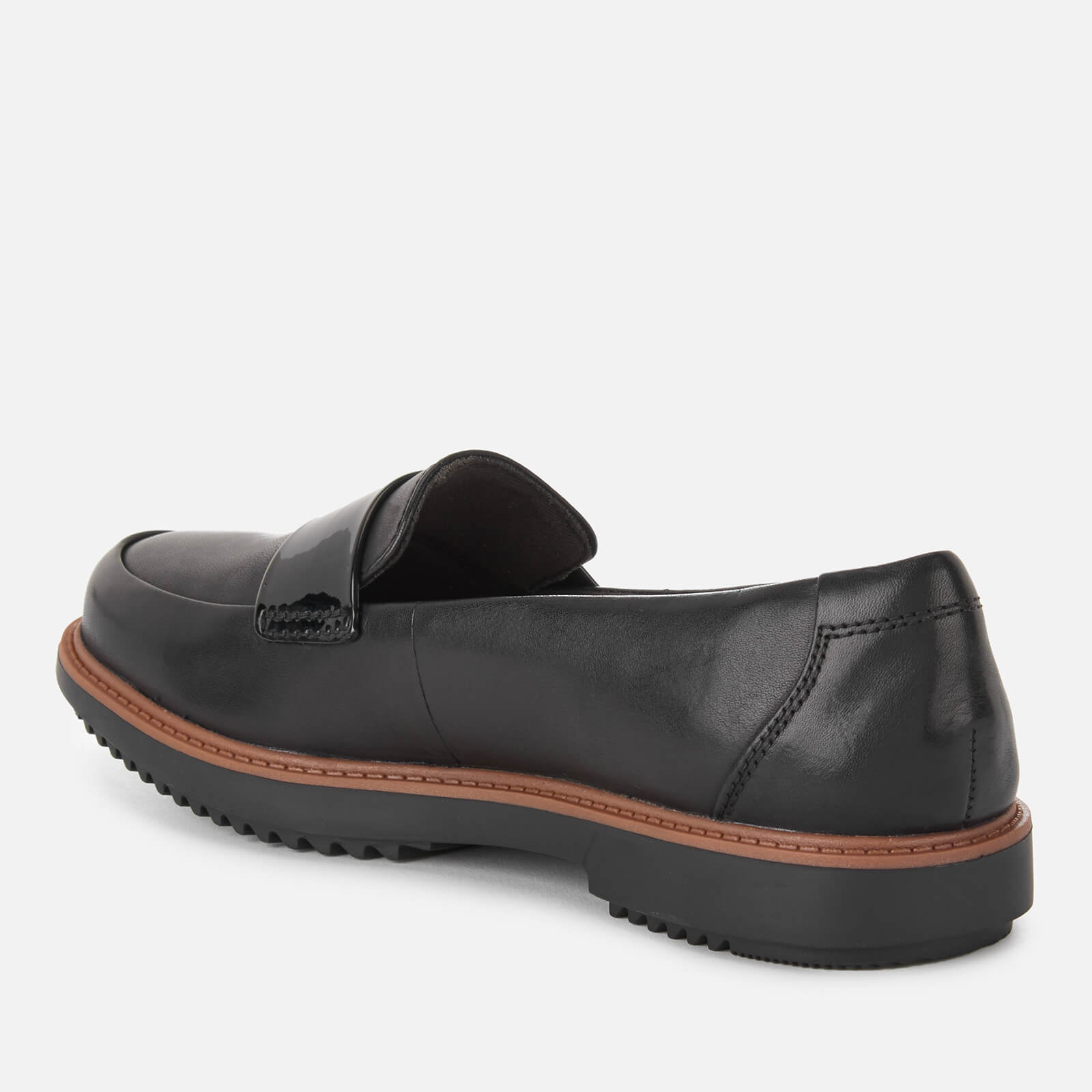 Clarks Women s Raisie Arlie Leather Loafers Black Allsole
