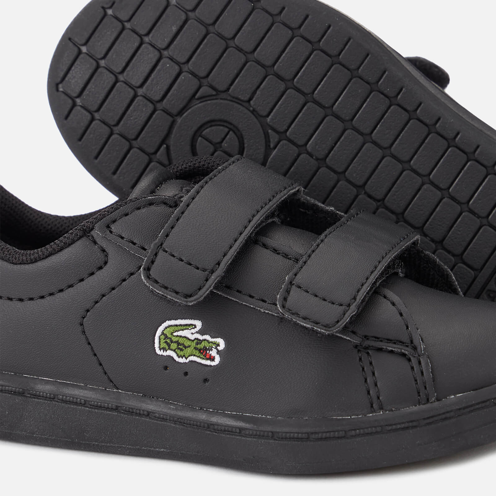Lacoste Toddler s Carnaby Evo 118 4 Velcro Trainers Black Black Coggles