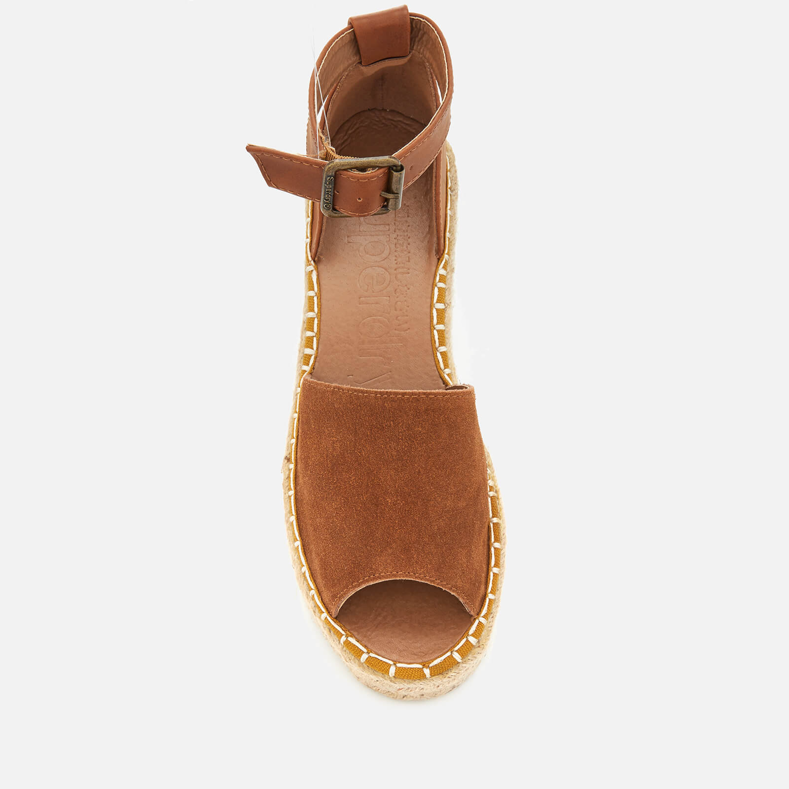 Superdry tan deals anna espadrille wedge