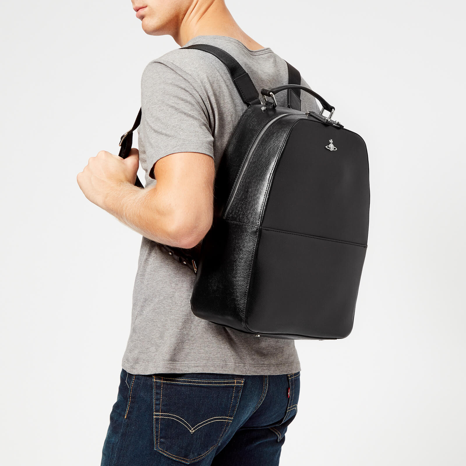 Vivienne Westwood Men s Kent Backpack Black Coggles