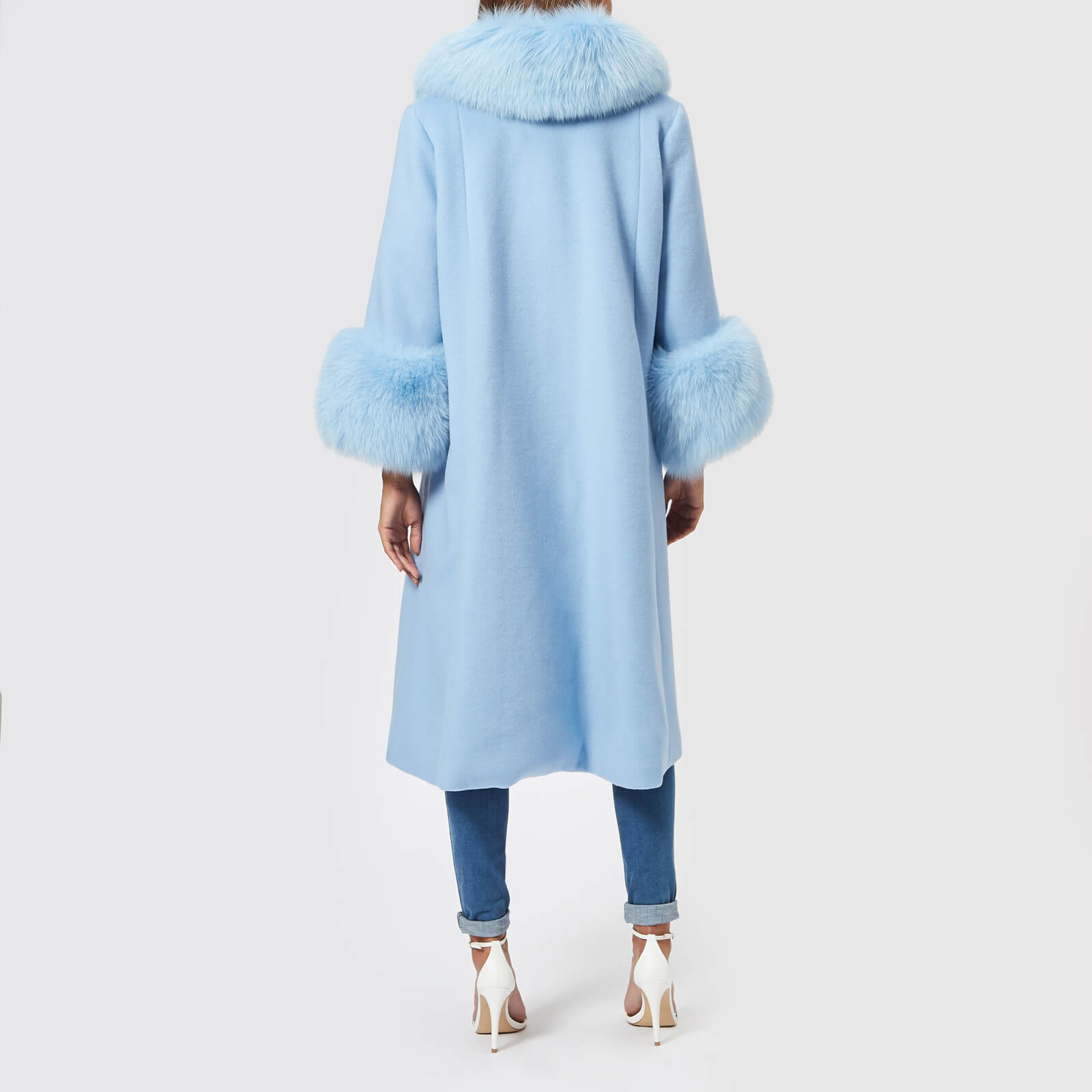 Saks Potts Women s Yvonne Sky Blue Coat Blue Coggles