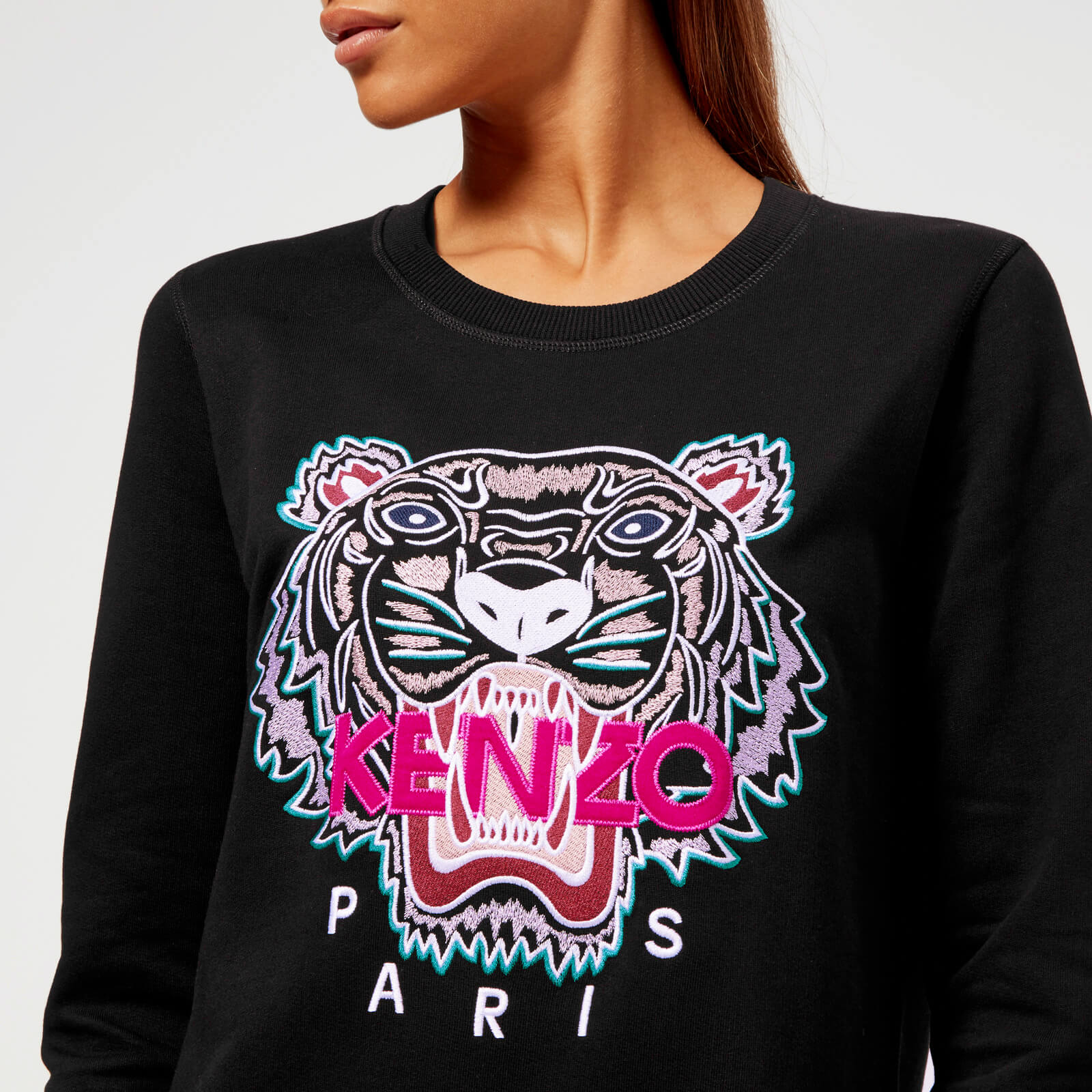 KENZO Women's Classic Tiger Molleton Sweatshirt Dress
