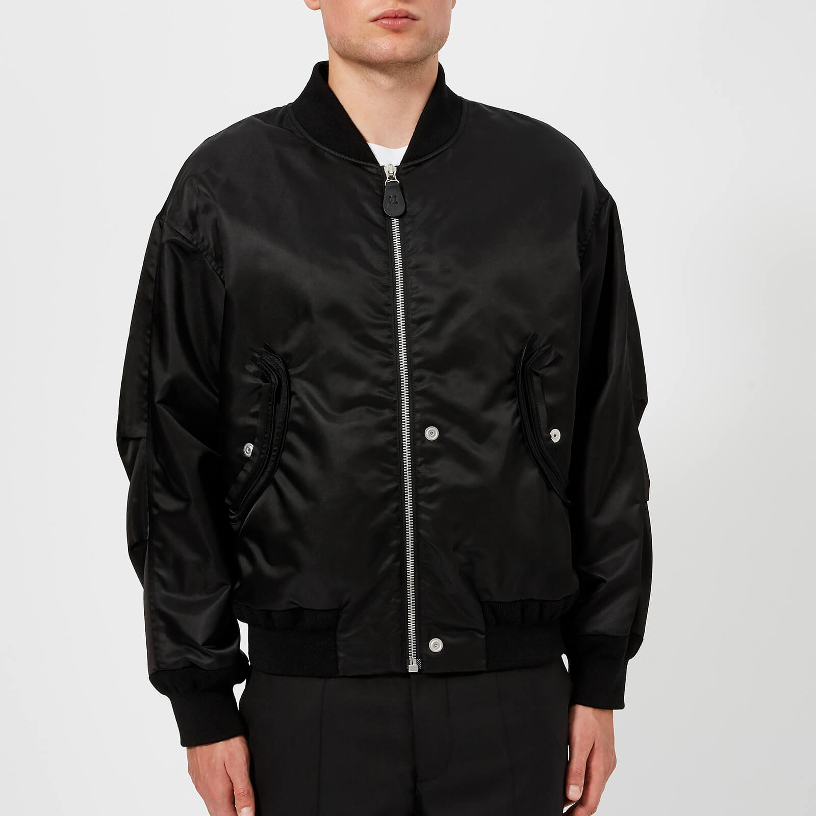 Maison Margiela Men s Classic Nylon Bomber Jacket Black Coggles