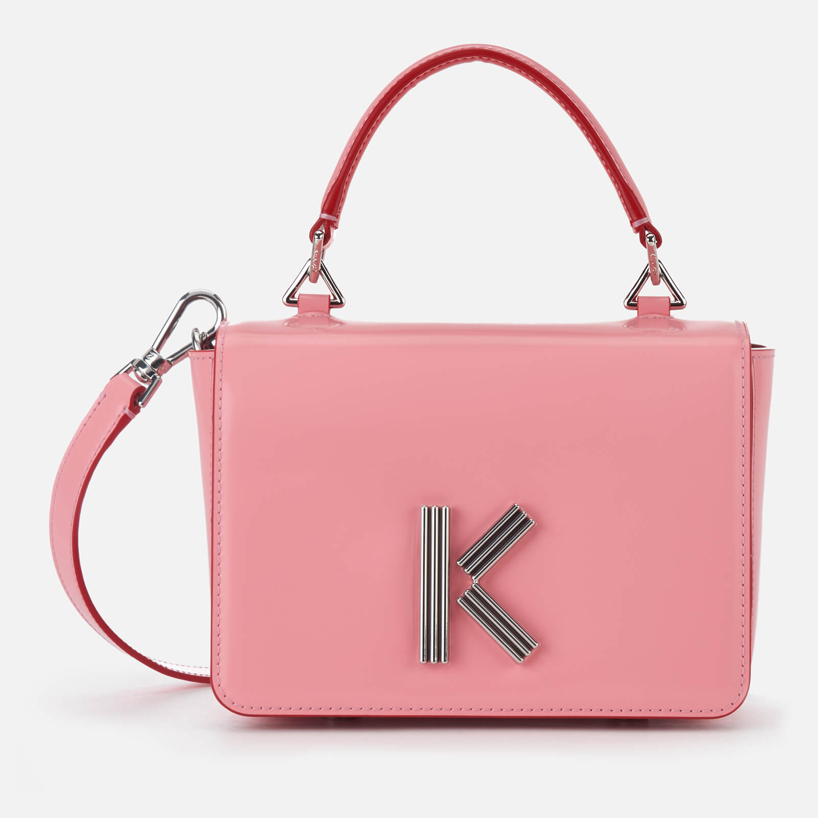 KENZO Women s K Medium Cross Body Bag Faded Pink Coggles