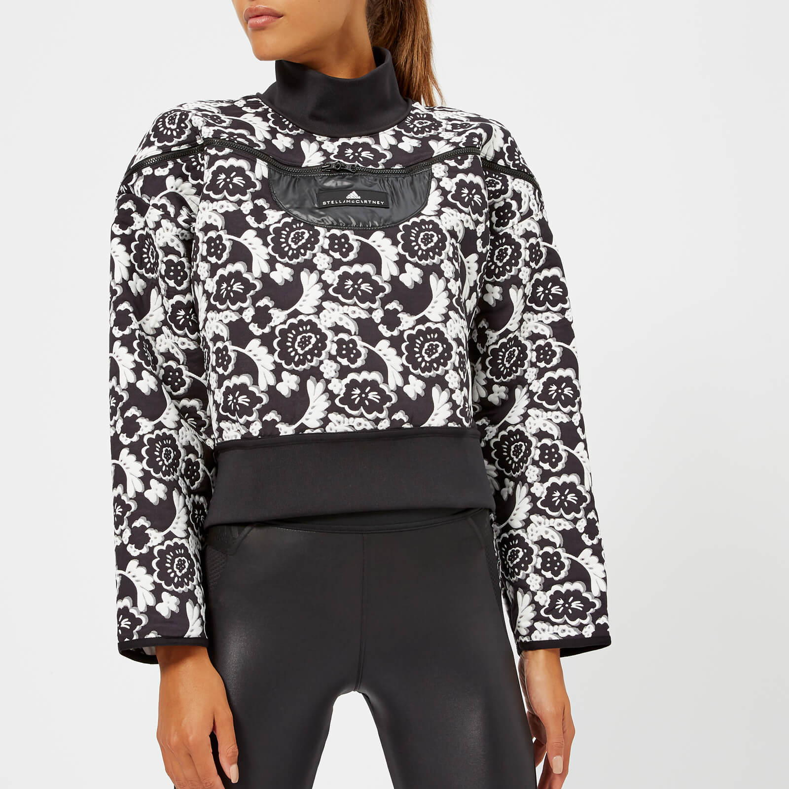 adidas by STELLAMcCARTNEY◆ポンチョ/XS/ポリエステル/PUP adidas by STELLAMcCARTNEY(アディダスバイステラマッカートニー