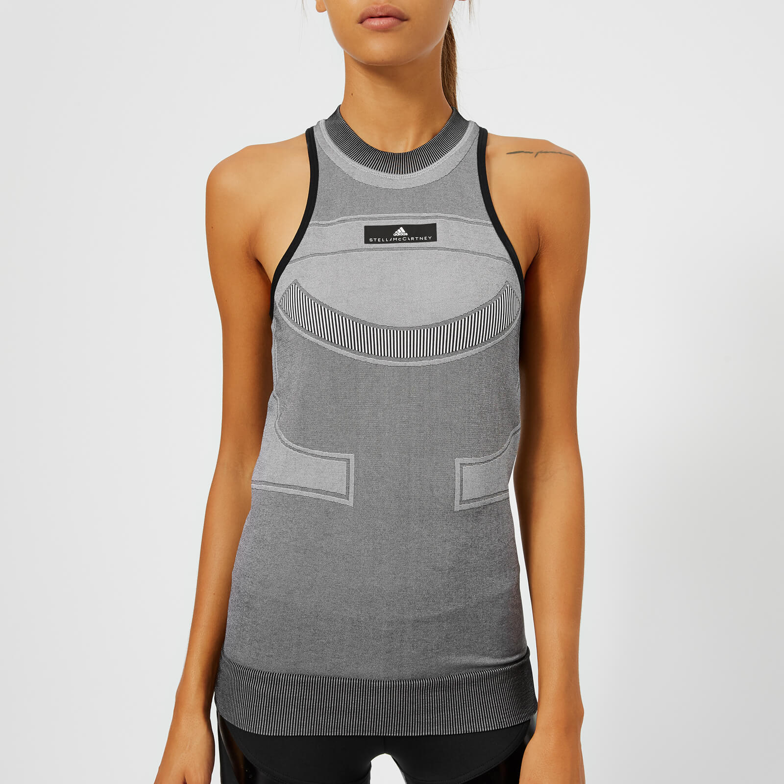 新品 adidas by stella mesh tank ホワイト Adidas By Stella McCartney White Mesh Tank Top (XS) | eBay