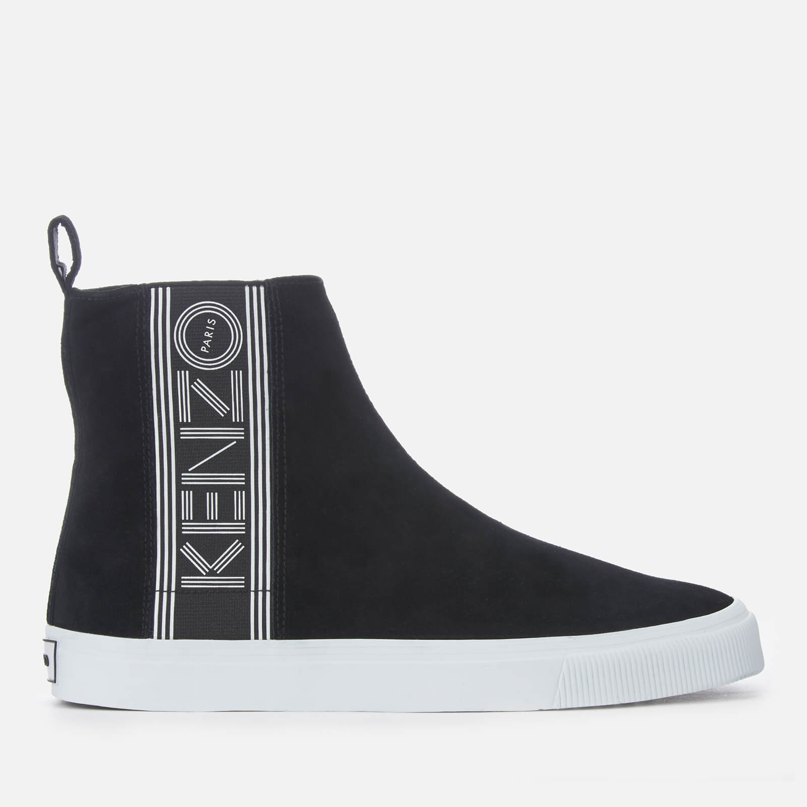 KENZO Men s Kapri Suede High Top Trainers Black Coggles