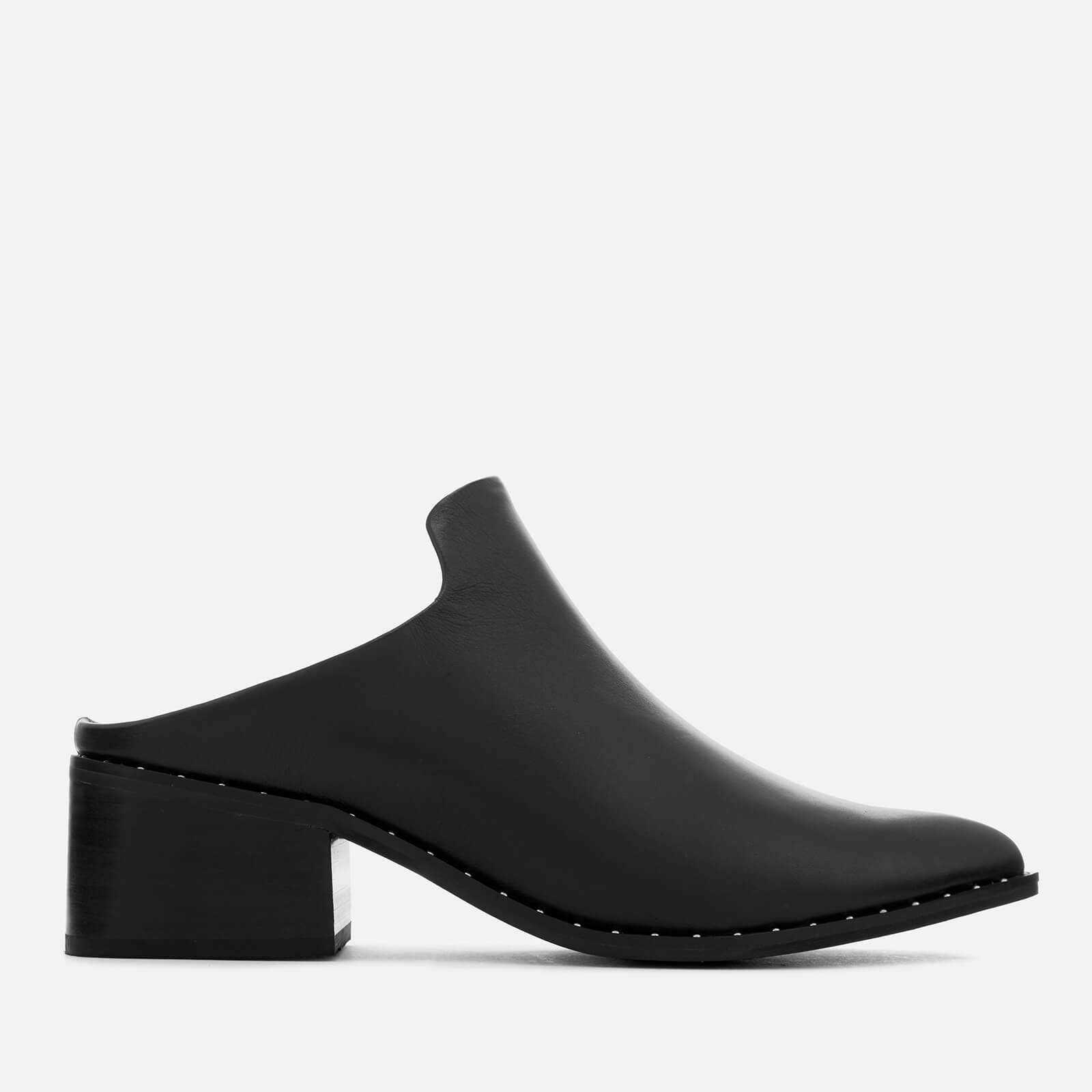 Sol Sana Women s Clarice II Leather Mule Ankle Boots Black Allsole