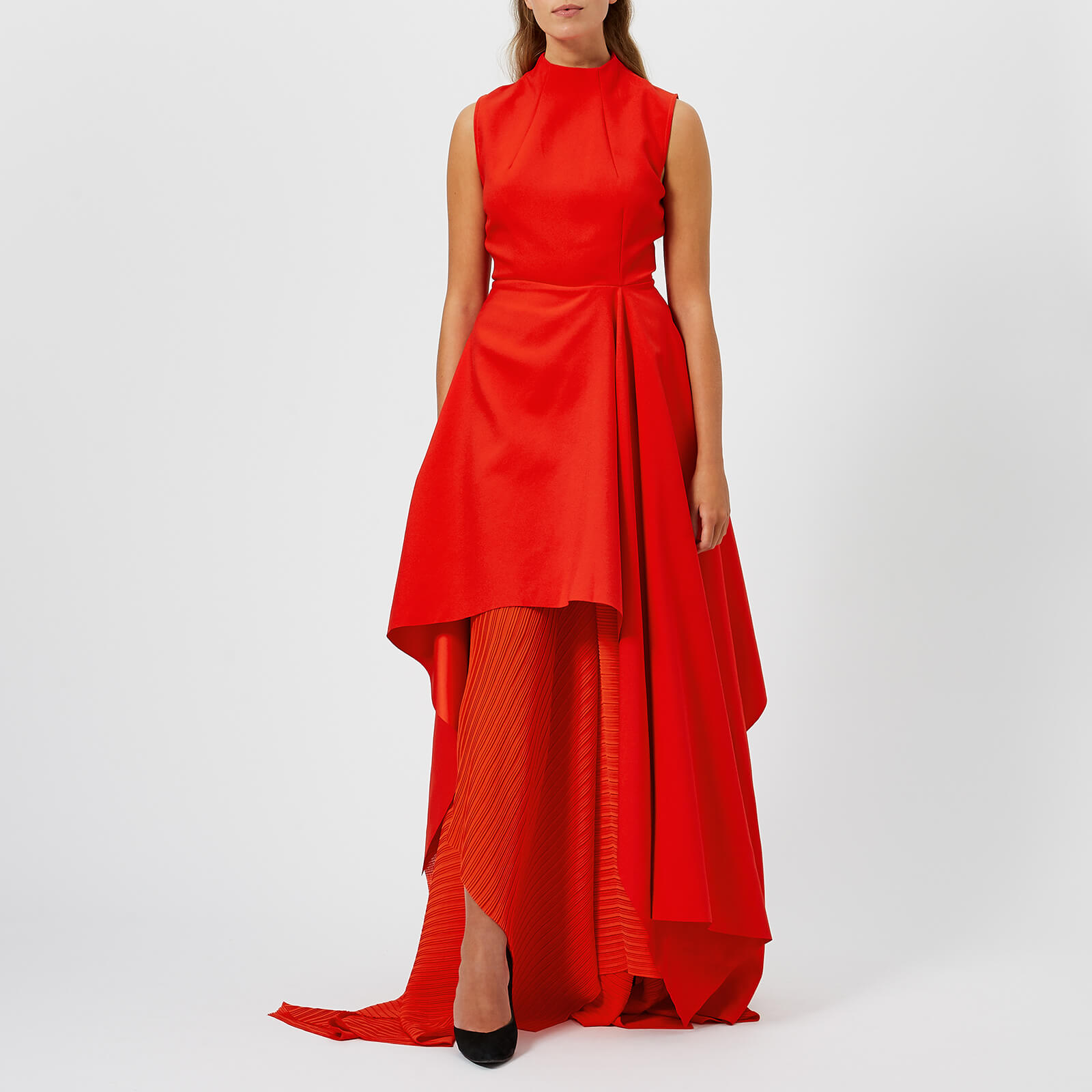 SOLACE LONDON OS32012RED 関税送料込 関税込み☆SOLACE LONDON☆The Elina オフショル ミニ ドレス