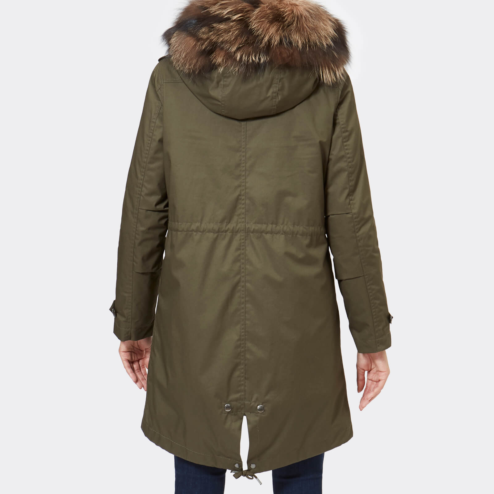 Woolrich Women s Literary Silver Fox Parka Military Olive Coggles