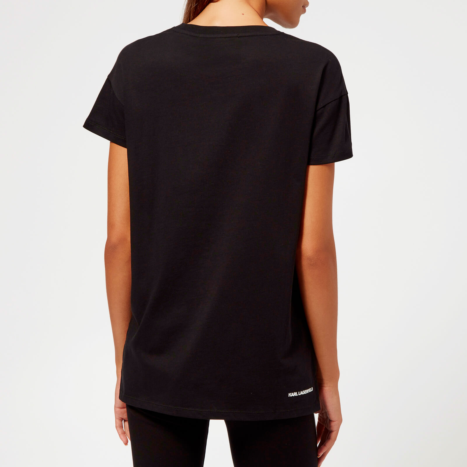Tシャツ・カットソー KARL LAGERFELD Women Sweater 205W1812999 Black Karl Lagerfeld Black Sweatshirt
