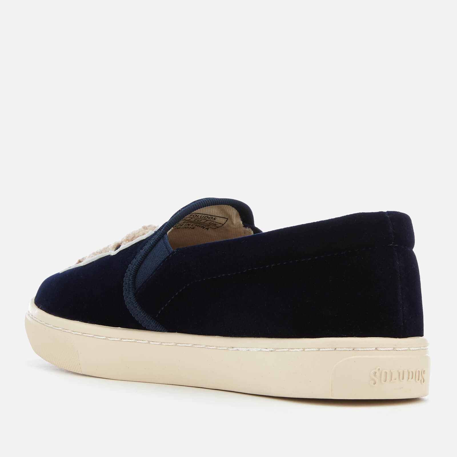 Soludos entsteht velvet sneaker