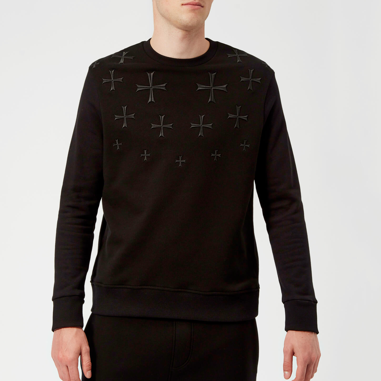 Neil barrett military star sweatshirt best sale