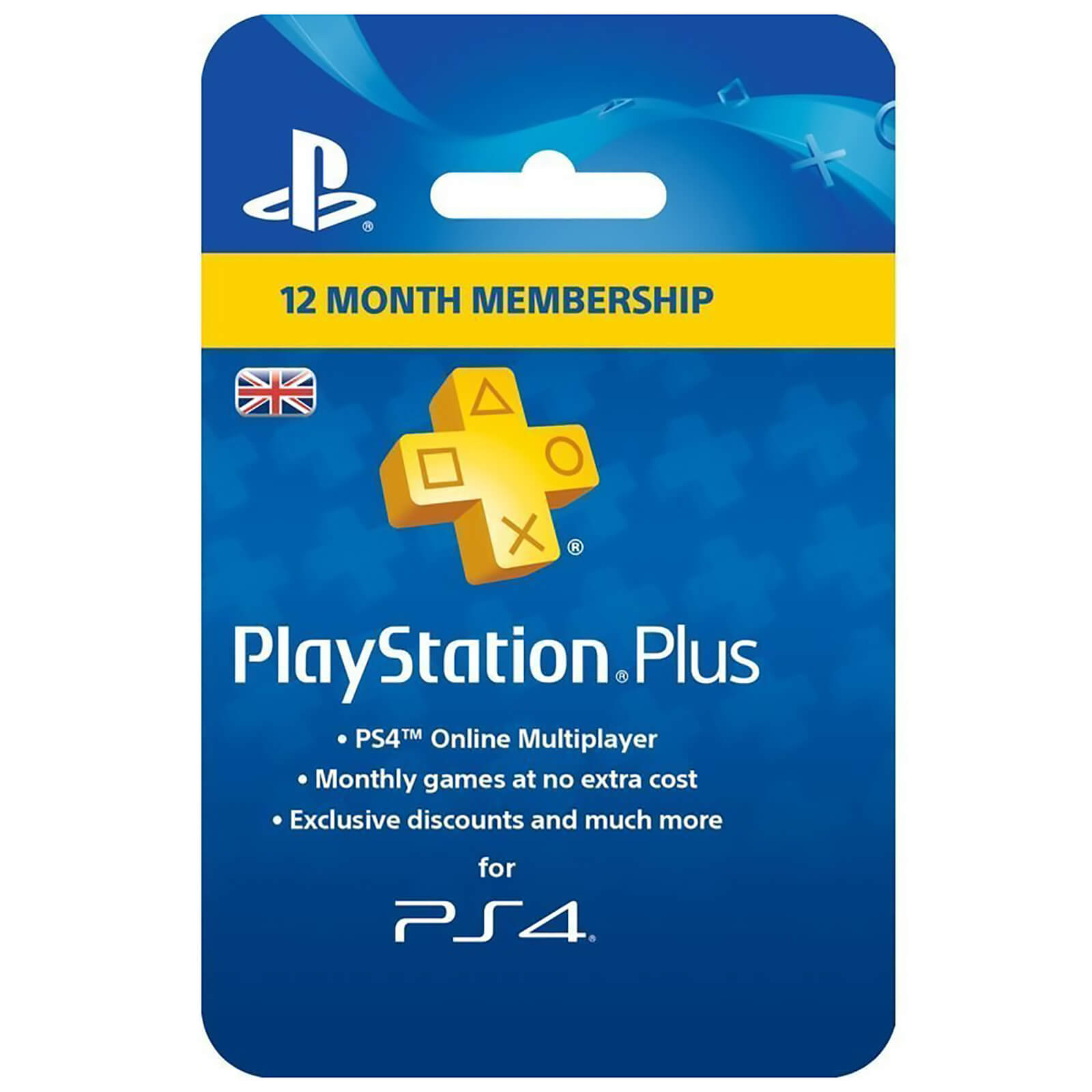 Playstation Plus 12 Month Membership | Zavvi UK