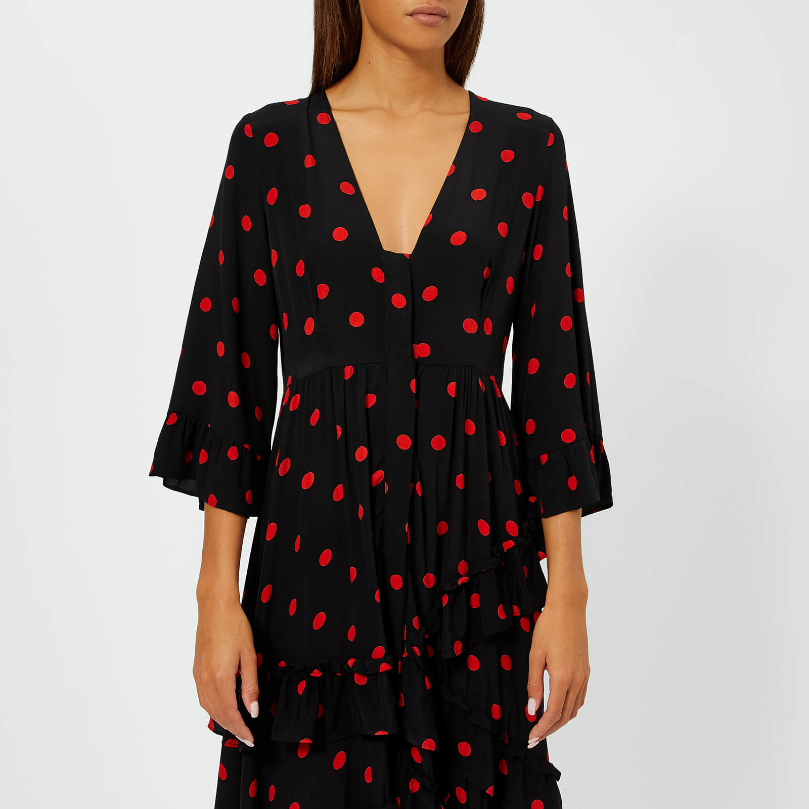 Ganni hot sale barra dress