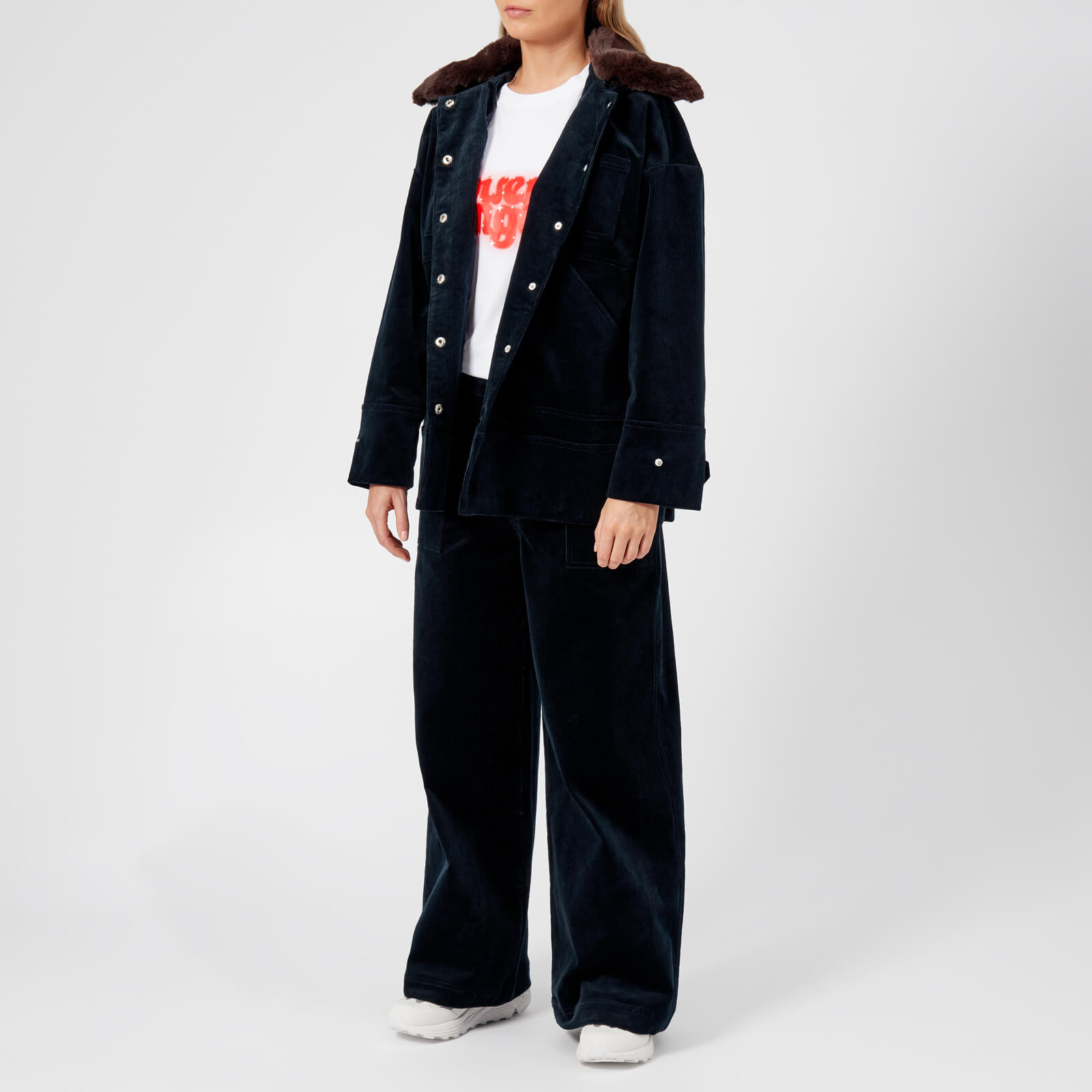 Ganni ridgewood corduroy jacket online