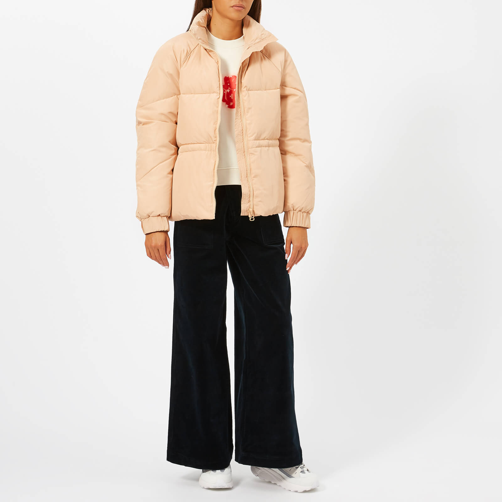 Ganni Women s Whitman Puffa Jacket Hazelnut Coggles