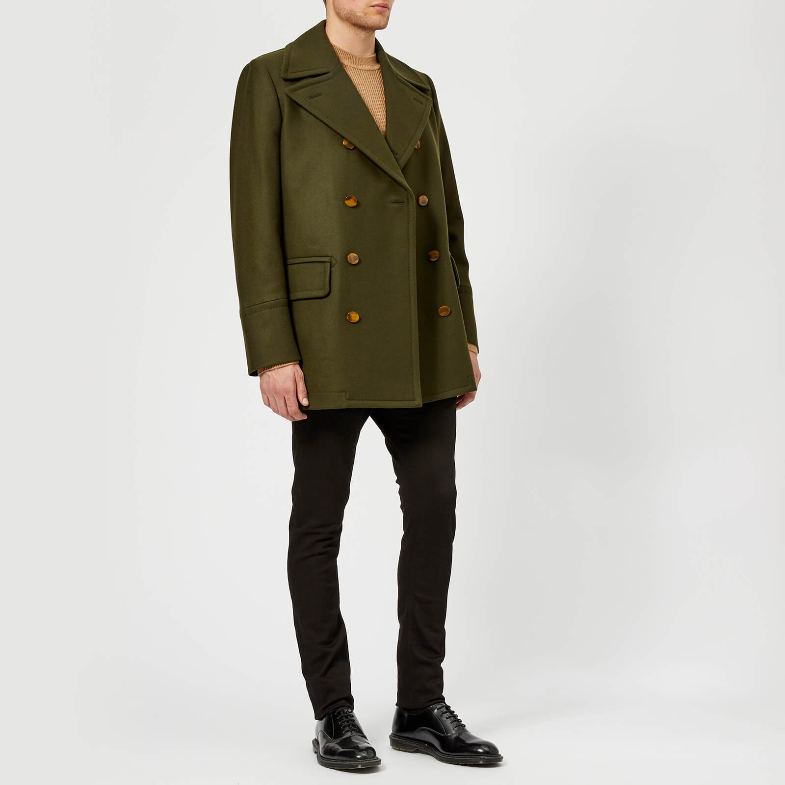 Vivienne Westwood Men's Classic Ecowool Melton Peacoat